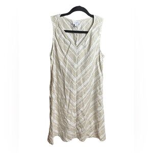 Liz Calibrone Chevron Dress Size: S